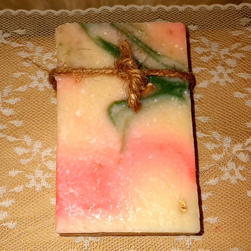 Cotton Fields Scrub Cold Process Soap Bar